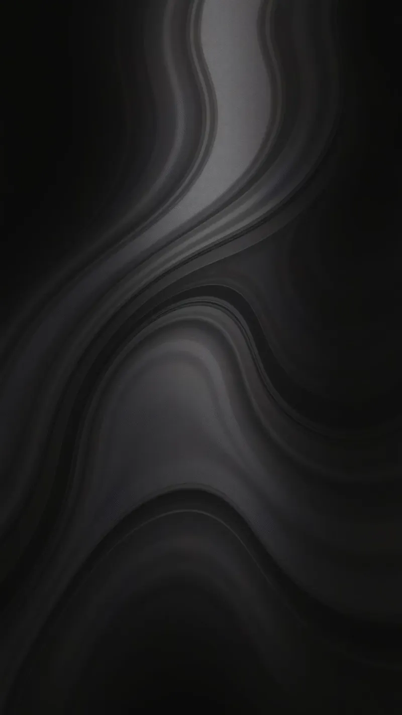 Elegant abstract black and gray swirls hahnemühle by DesignDoodle