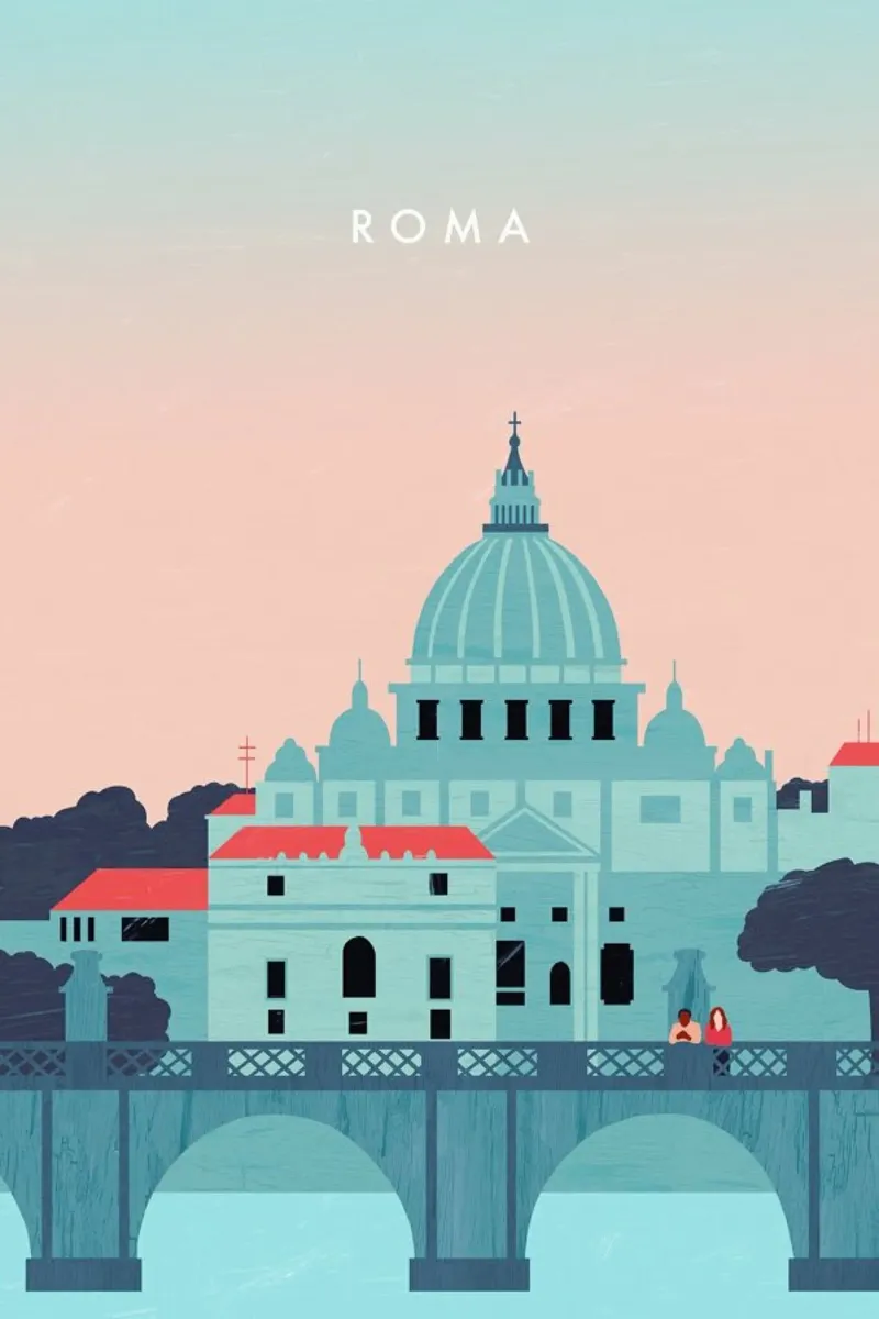 Rome pellicola backlit da Katinka Reinke