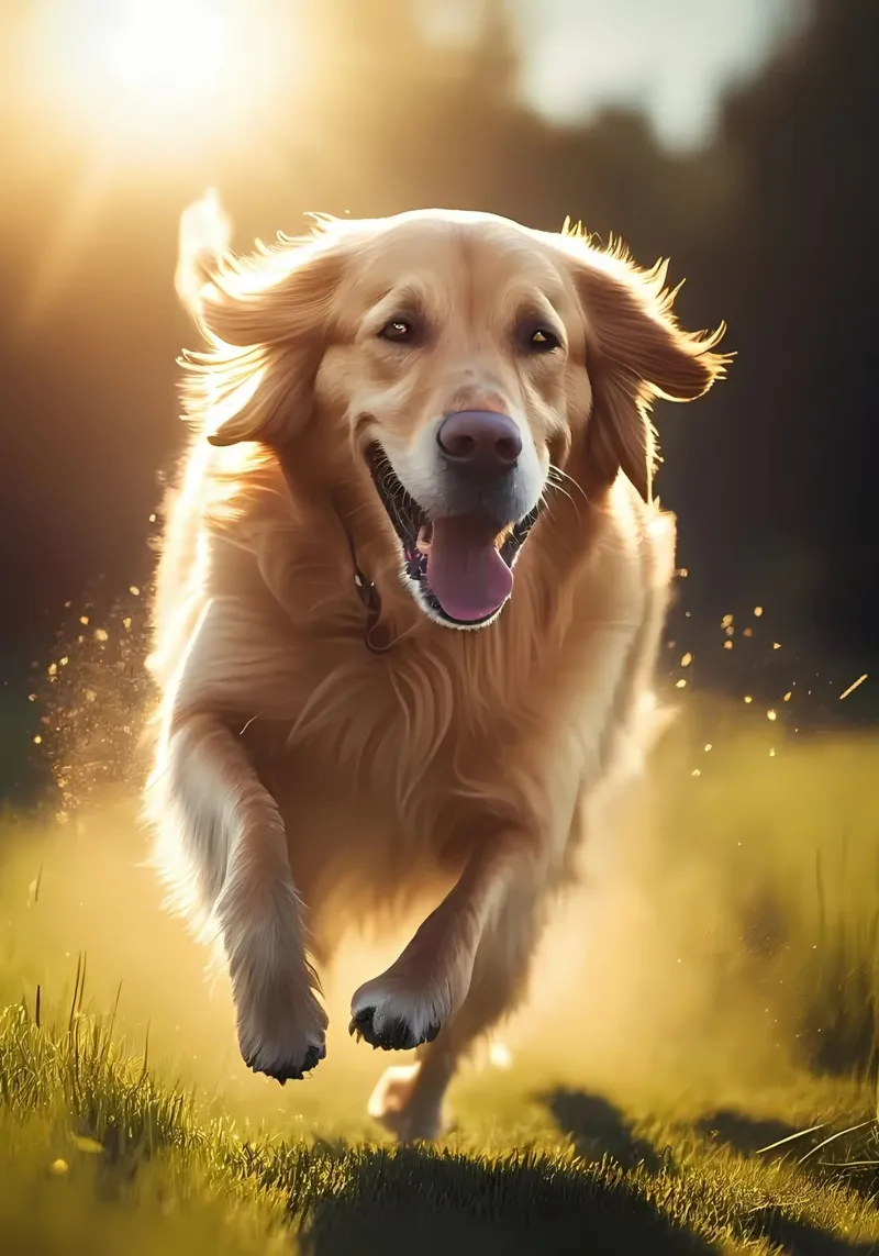 Cane Labrador Retriever pellicola backlit da Mikesell