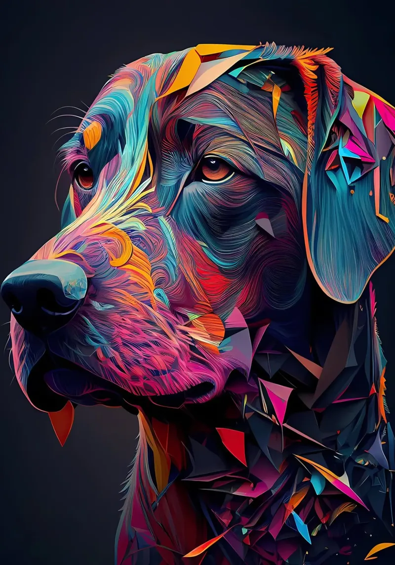 Cane Labrador Retriever pellicola backlit da Mikesell