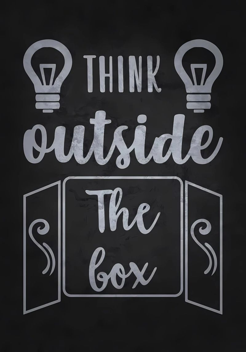 Think Outside The Box poster by Delaplane