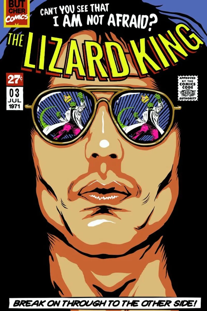 The Lizard King pellicola backlit da Butcher Billy