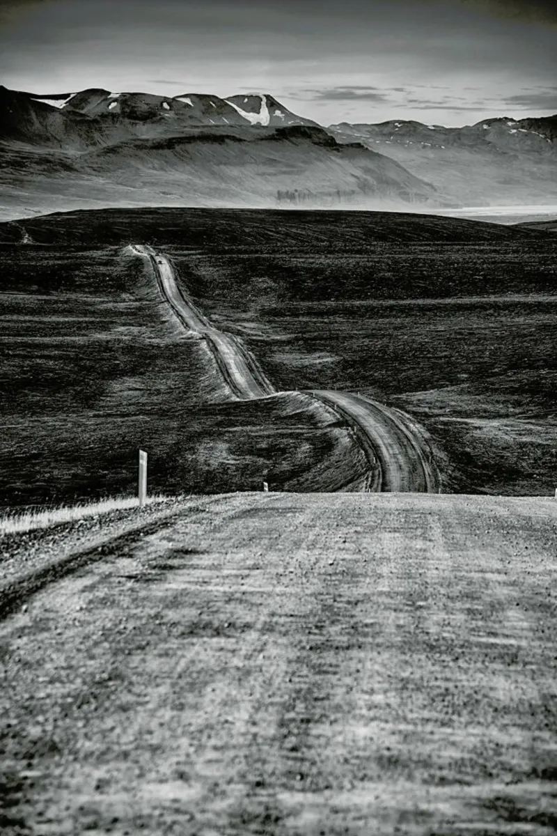 Icelandic roads pellicola backlit da anderm