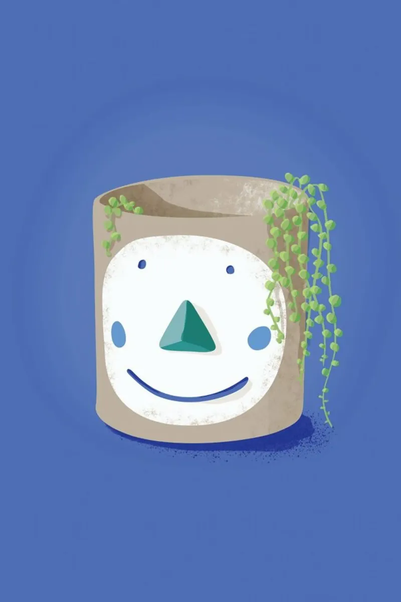 Pea Face carta hahnemühle da Julia Marquardt-Lott