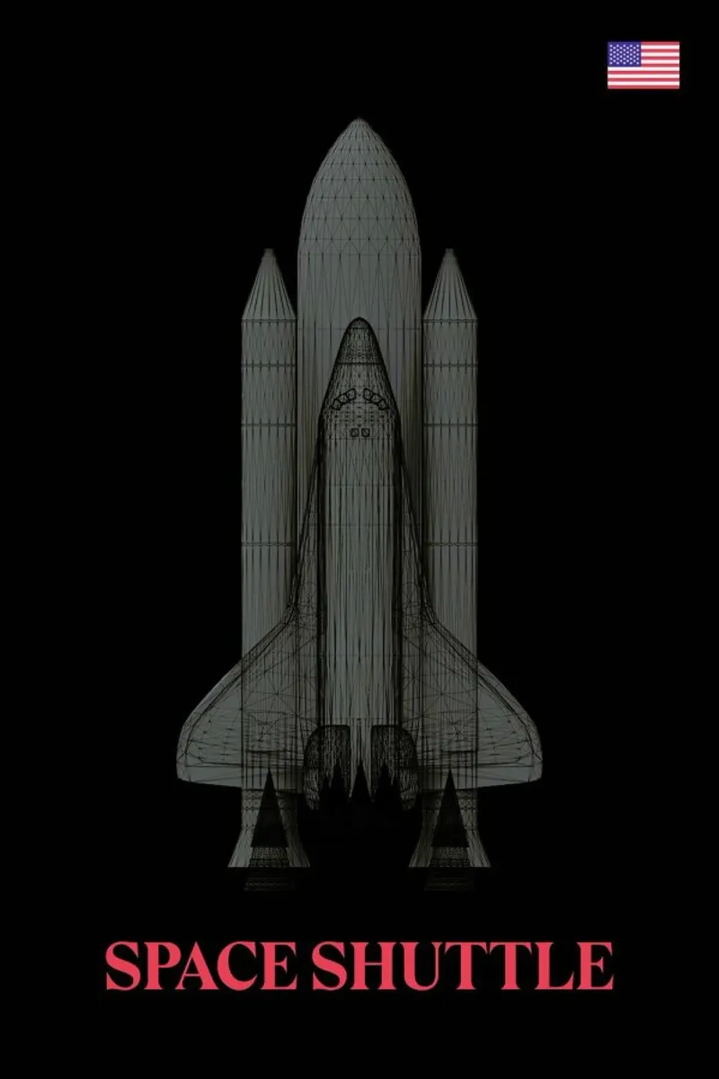 NASA Space Shuttle 2 pellicola backlit da Marc Schulthess