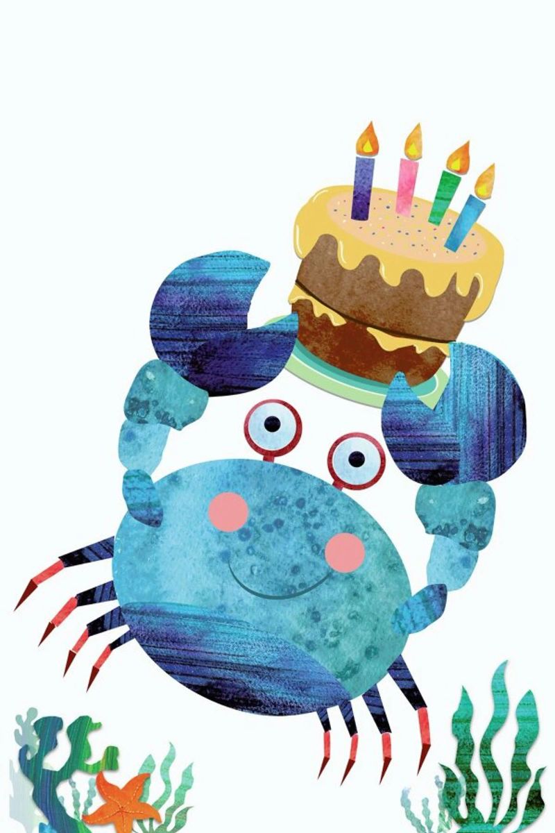 Crab Leinwand von Rocket68