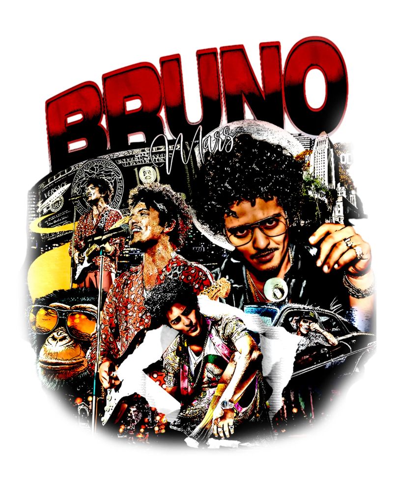 Bruno Mars Retro Style pellicola backlit da Rigour Std