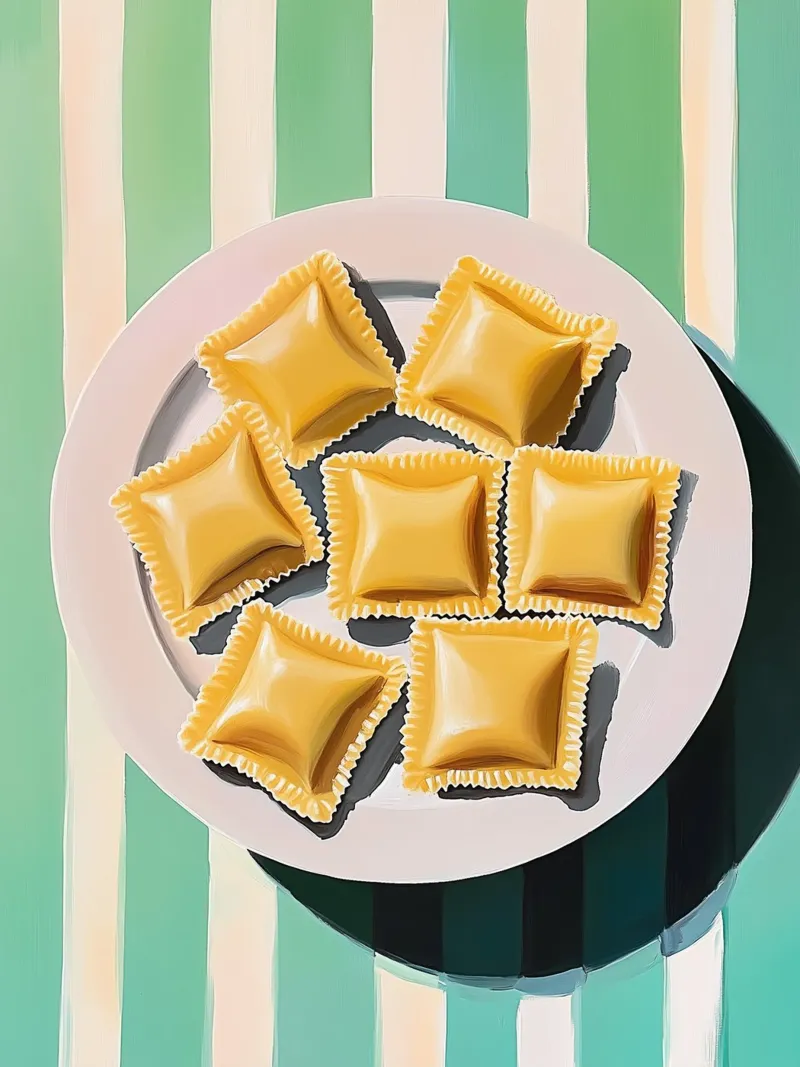 Piatto di ravioli poster da Spice & Style