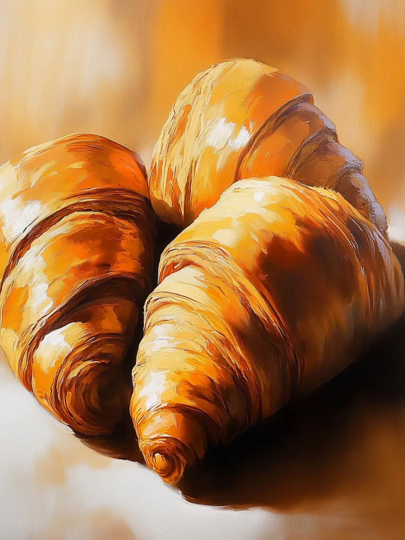Croissant dorati carta hahnemühle da Spice & Style