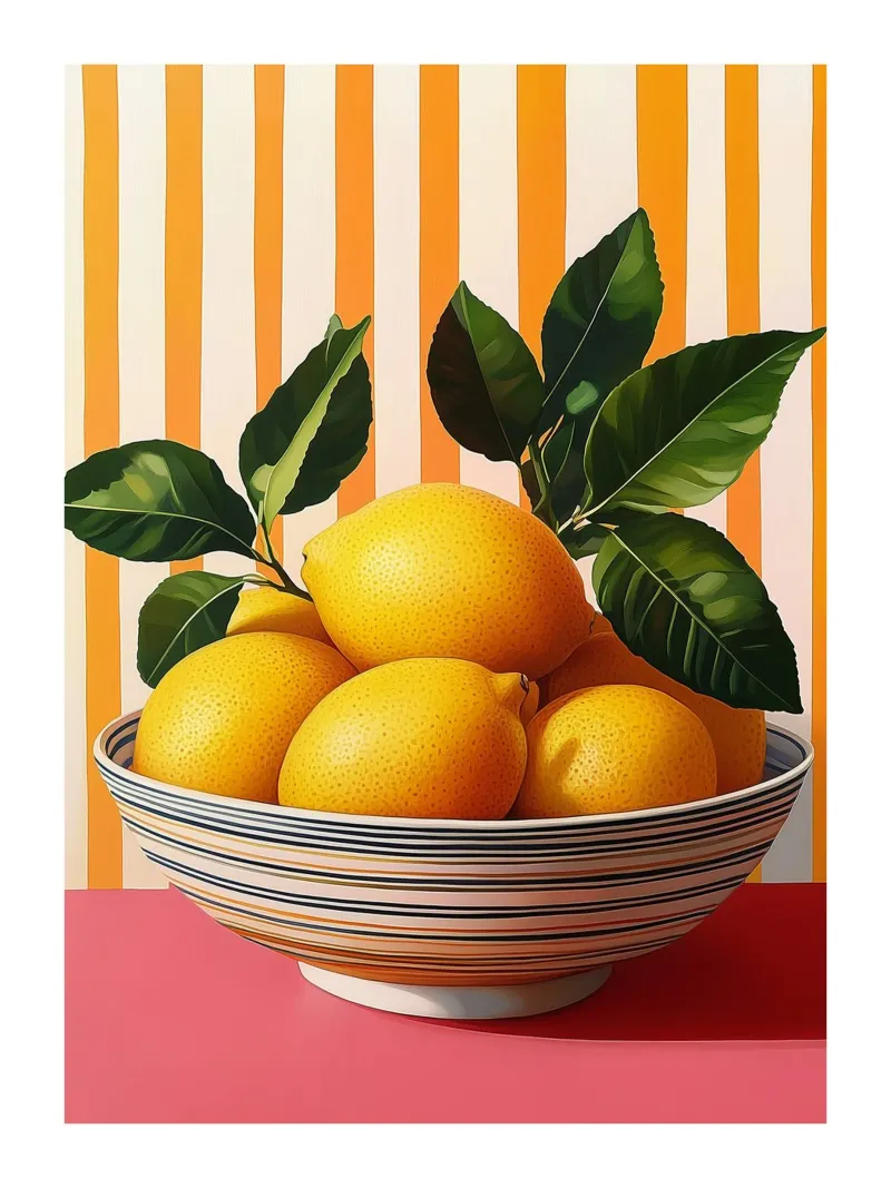 Ciotola di limoni carta hahnemühle da Spice & Style