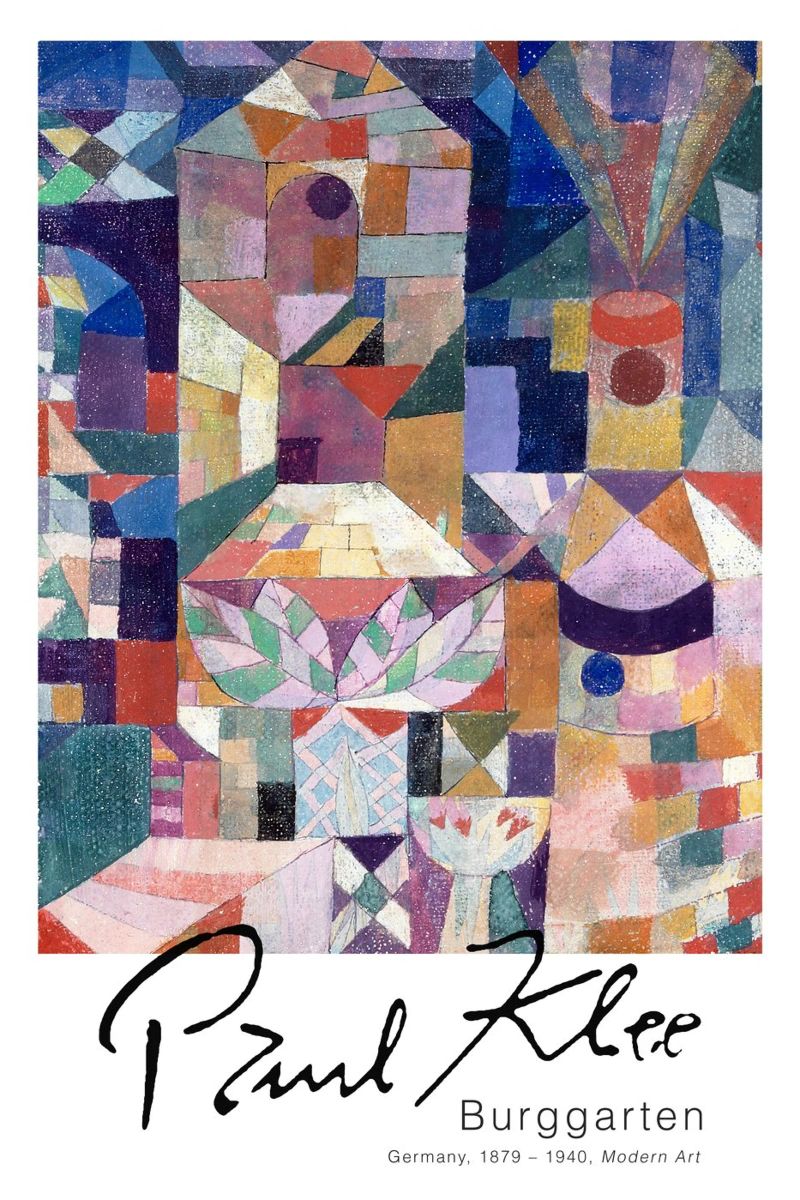 Paul Klee - Burggarten poster by Old Masters