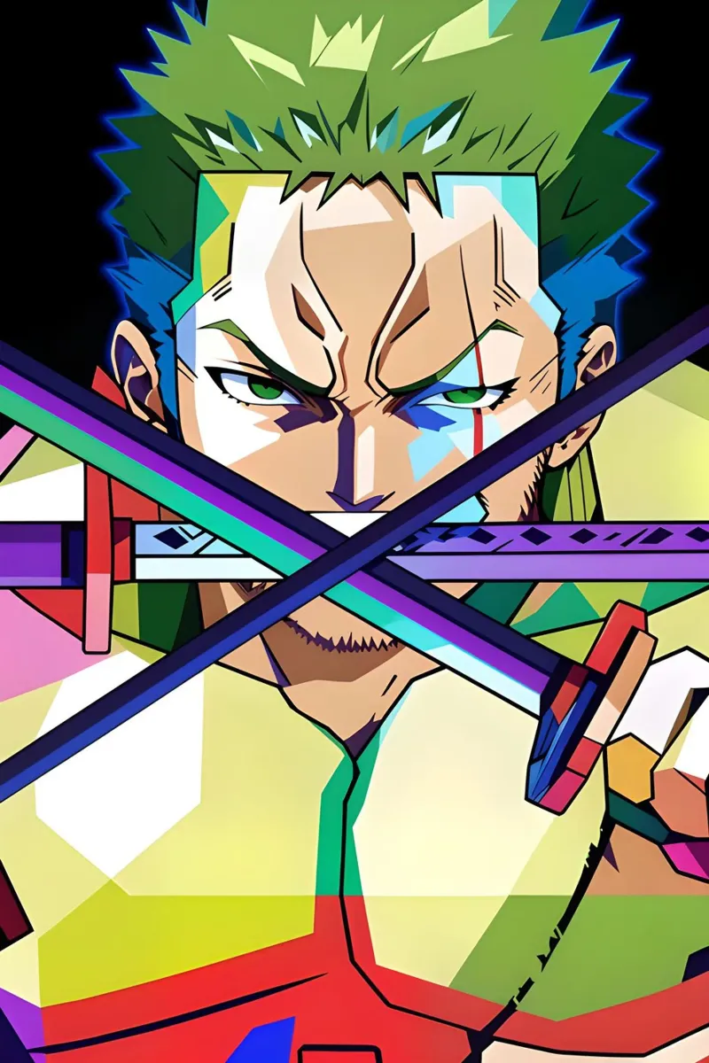 Zoro neon poster da BONANZA