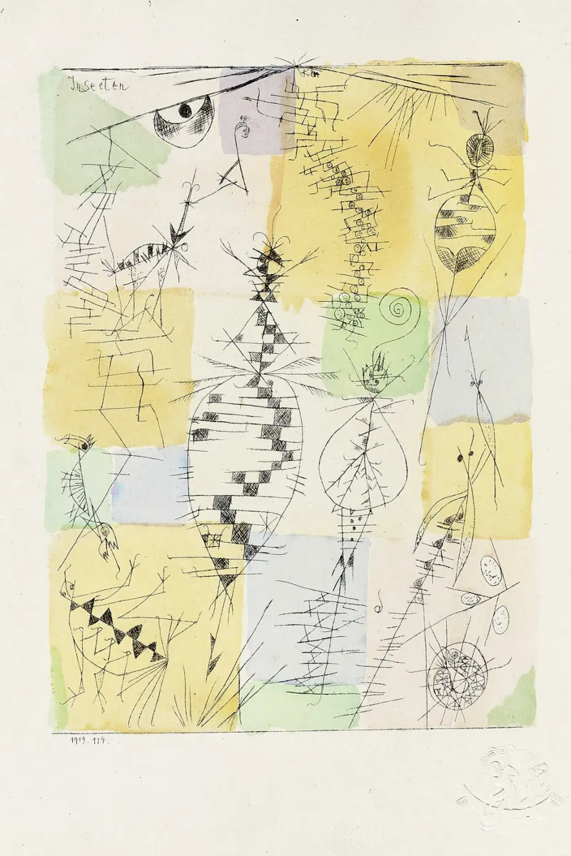 Paul Klee - Insetti pellicola backlit da Old Masters