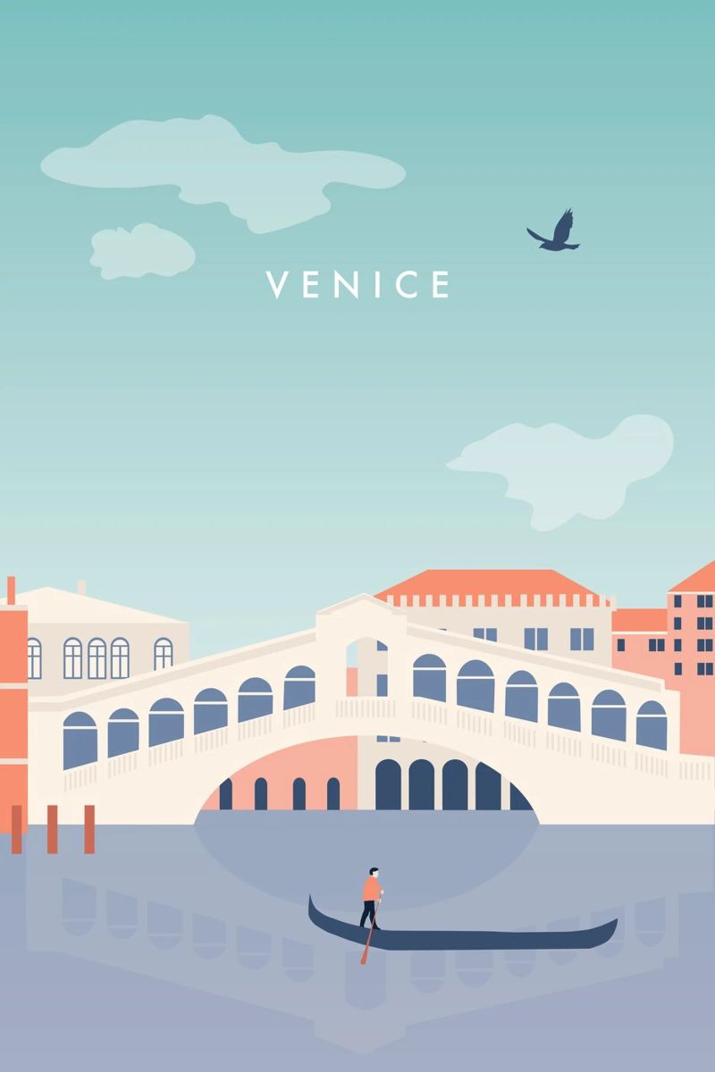 Venedig Poster von Katinka Reinke