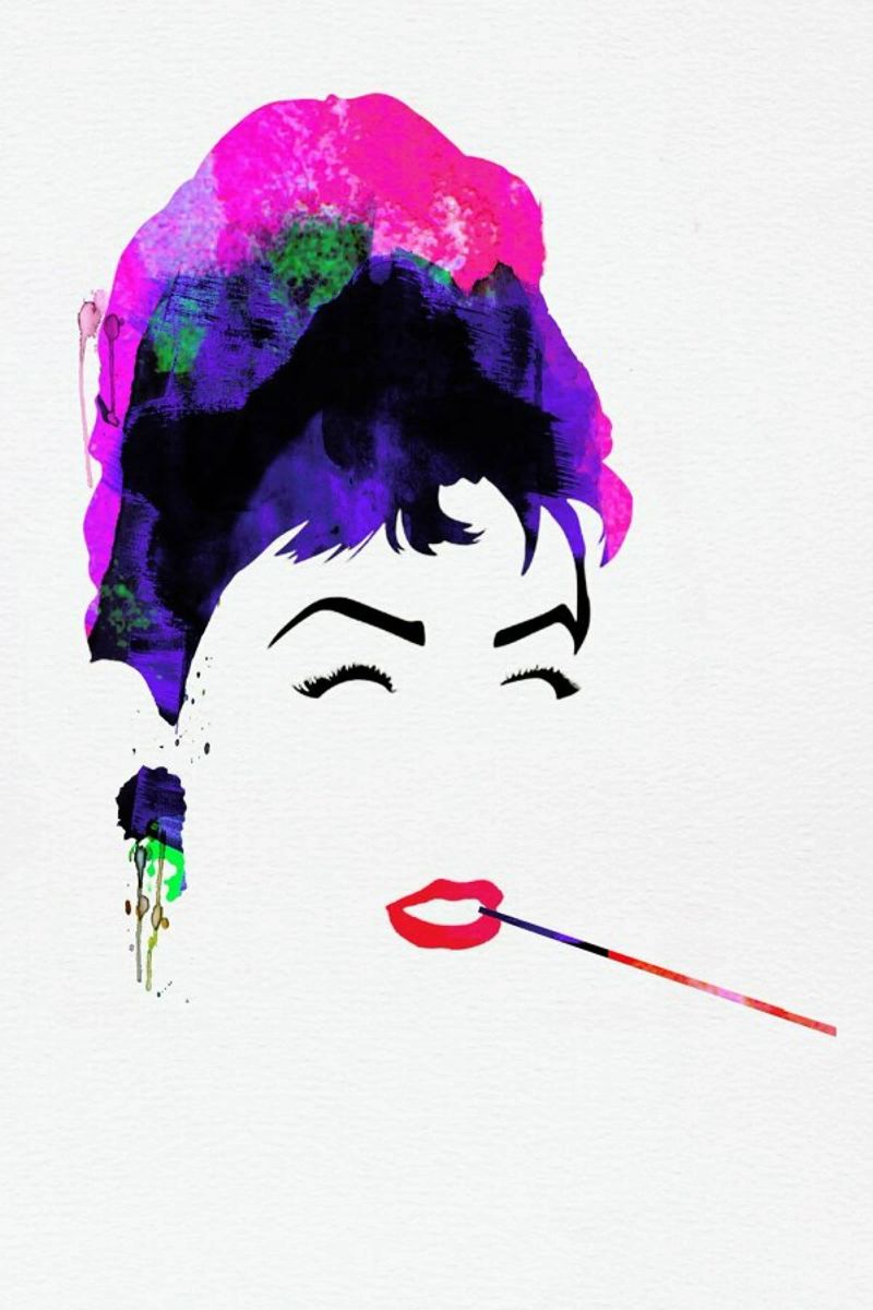 Audrey poster by Naxart