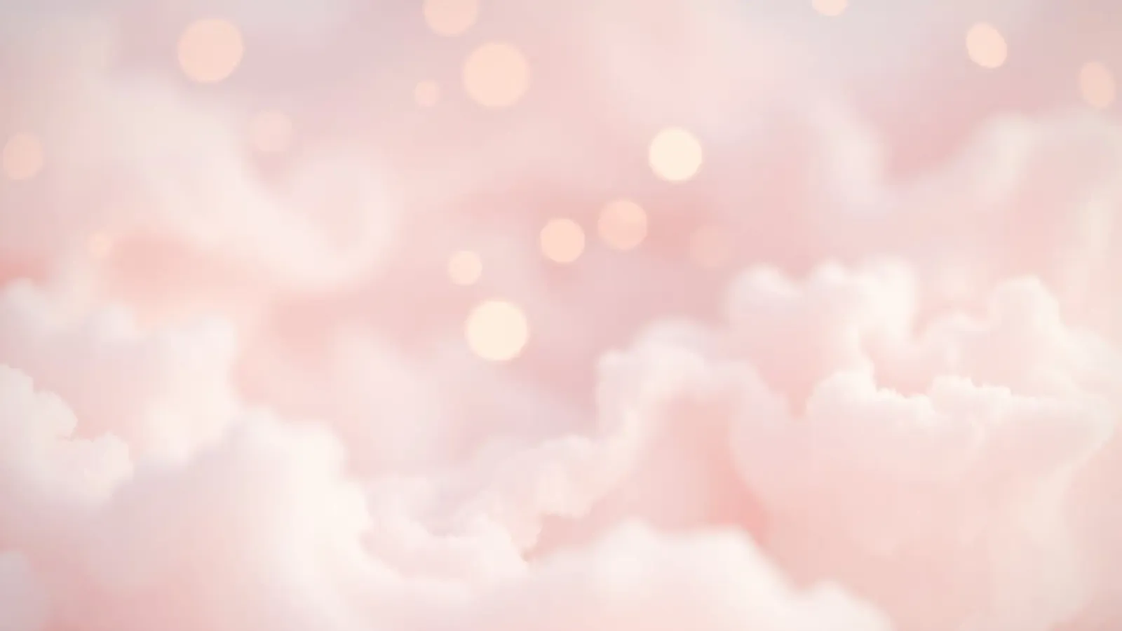 Soft pink abstract background with fluffy clouds and gentle canvas by DesignDoodle