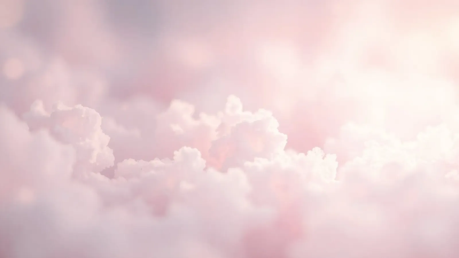 Soft pastel clouds create a serene abstract background canvas by DesignDoodle