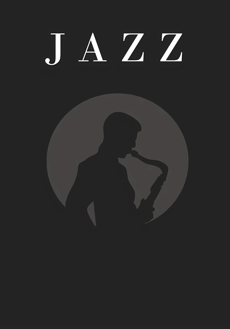 saxophon 7 Poster von Book