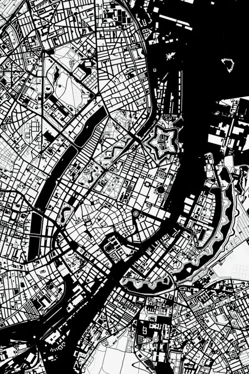 Copenhagen Black & White pellicola backlit da Planos Urbanos