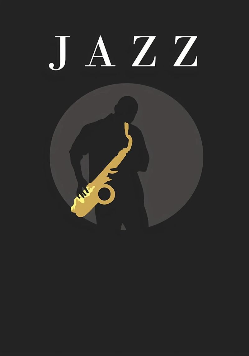 saxophon2 Poster von Book