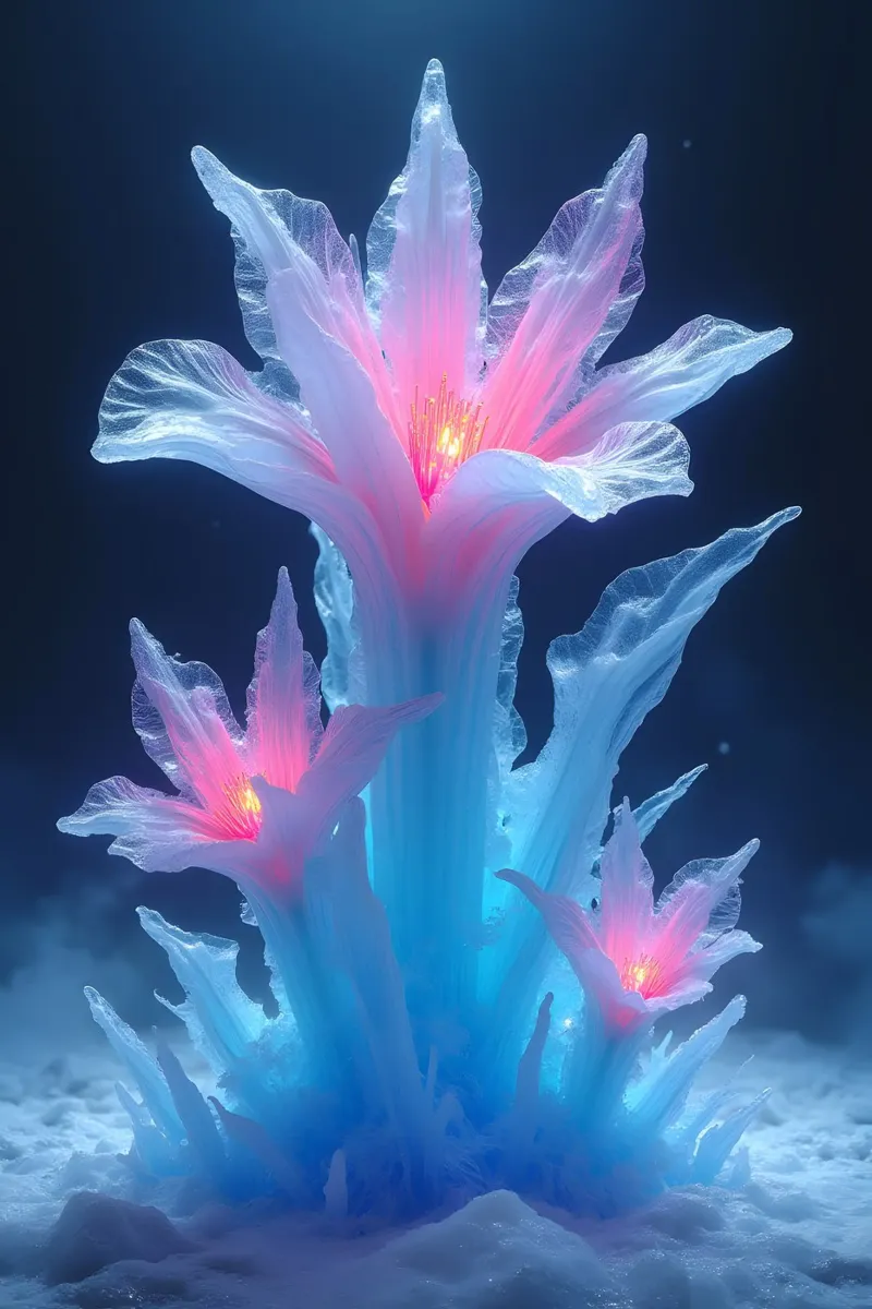 Frozen Lilly pellicola backlit da Hai Maivory