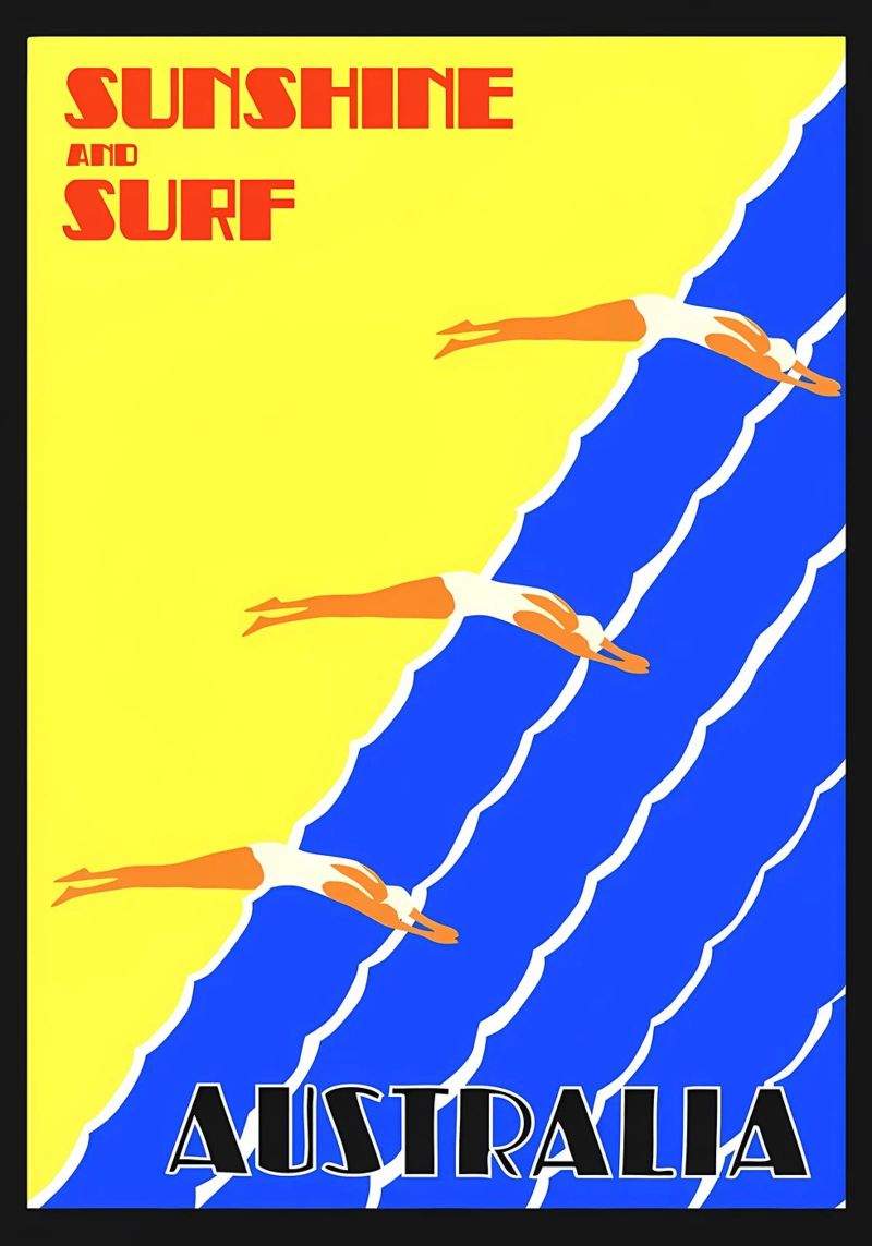 Dive Deep, Dream Big poster by Eames