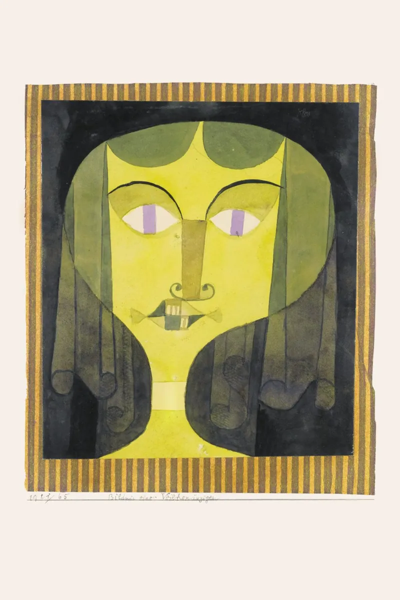 Paul Klee - Donna anziana pellicola backlit da Old Masters