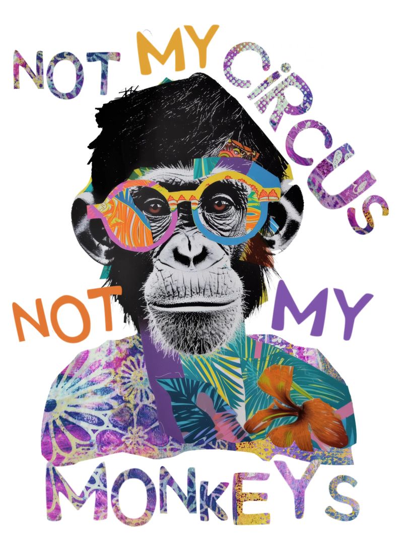 Nicht mein Zirkus Poster von Andrea Haase Modern Home