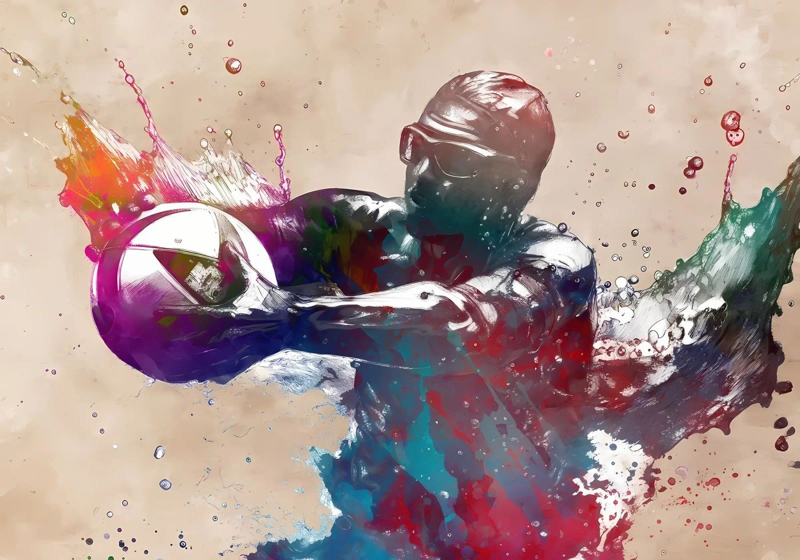 Water Polo poster de Stylianos