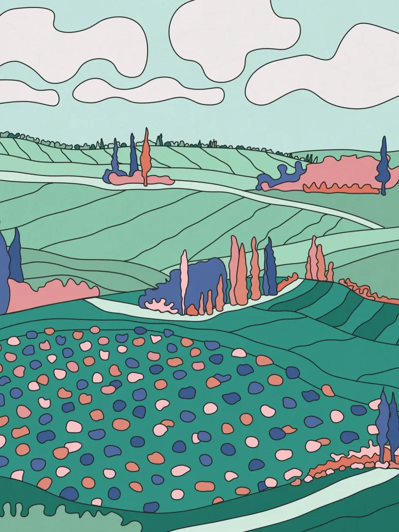 Toscana #1 carta hahnemühle da Alisa Galitsyna