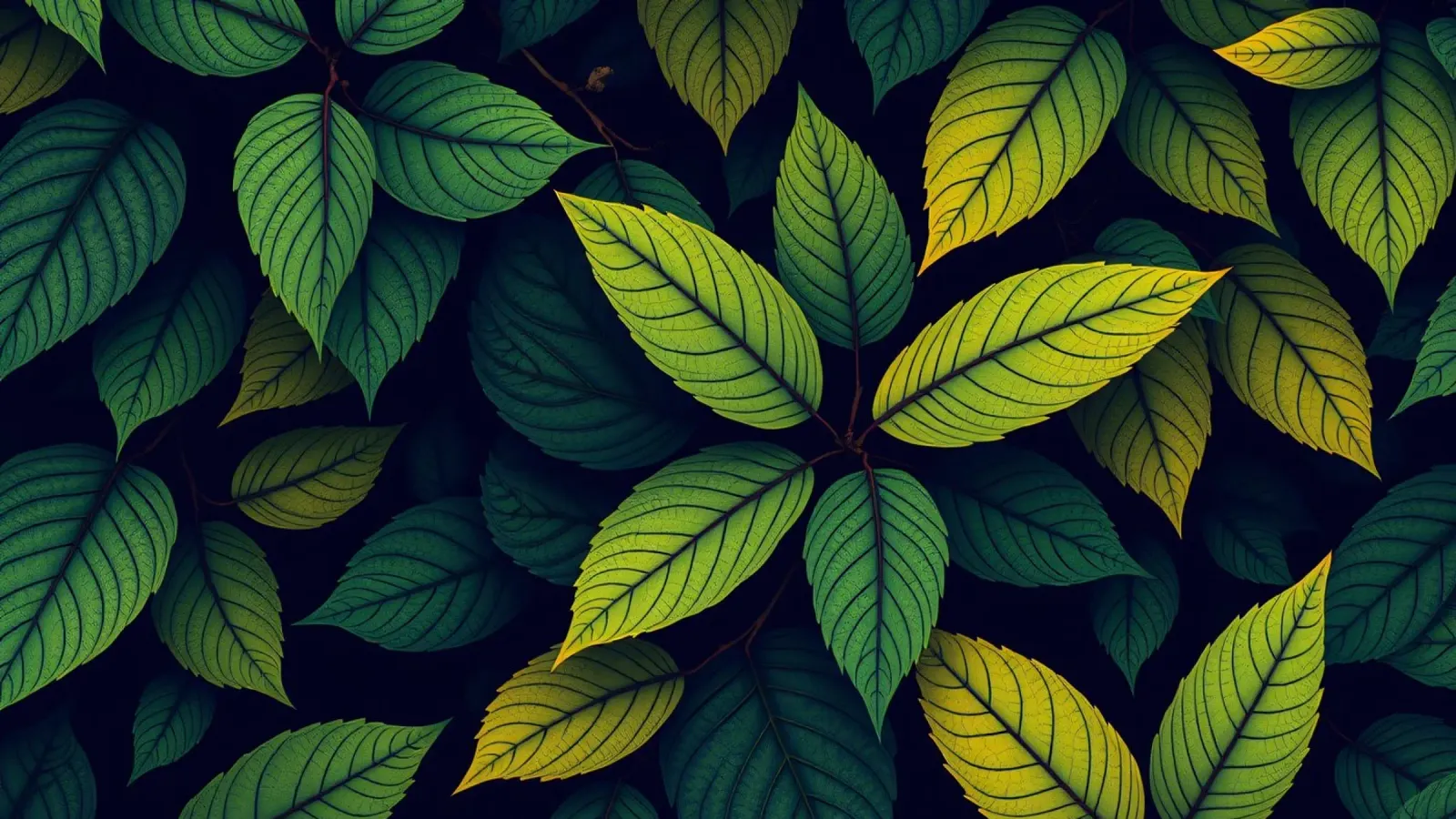 Exploring the beauty of abstract green leaf patterns hahnemühle by DesignDoodle