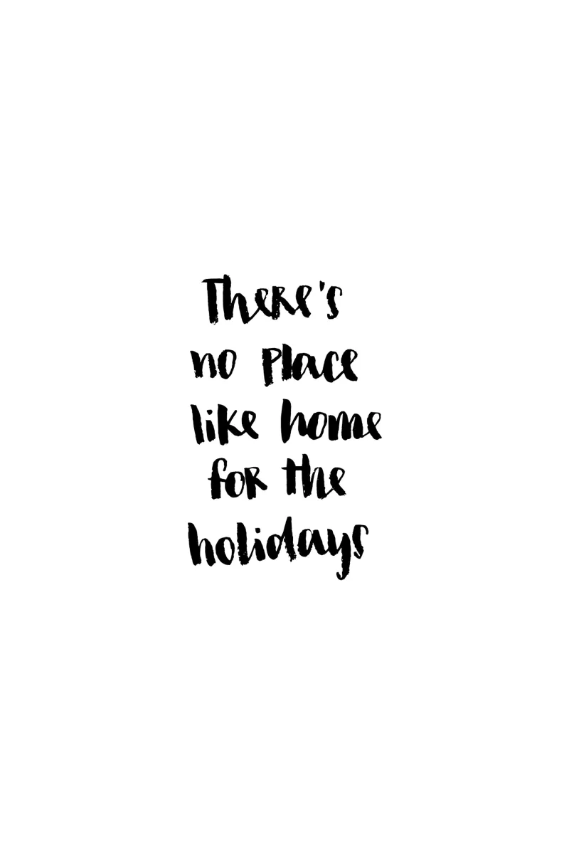 There's No Place Like Home for the Holidays backlit film by Brushmeetspaper