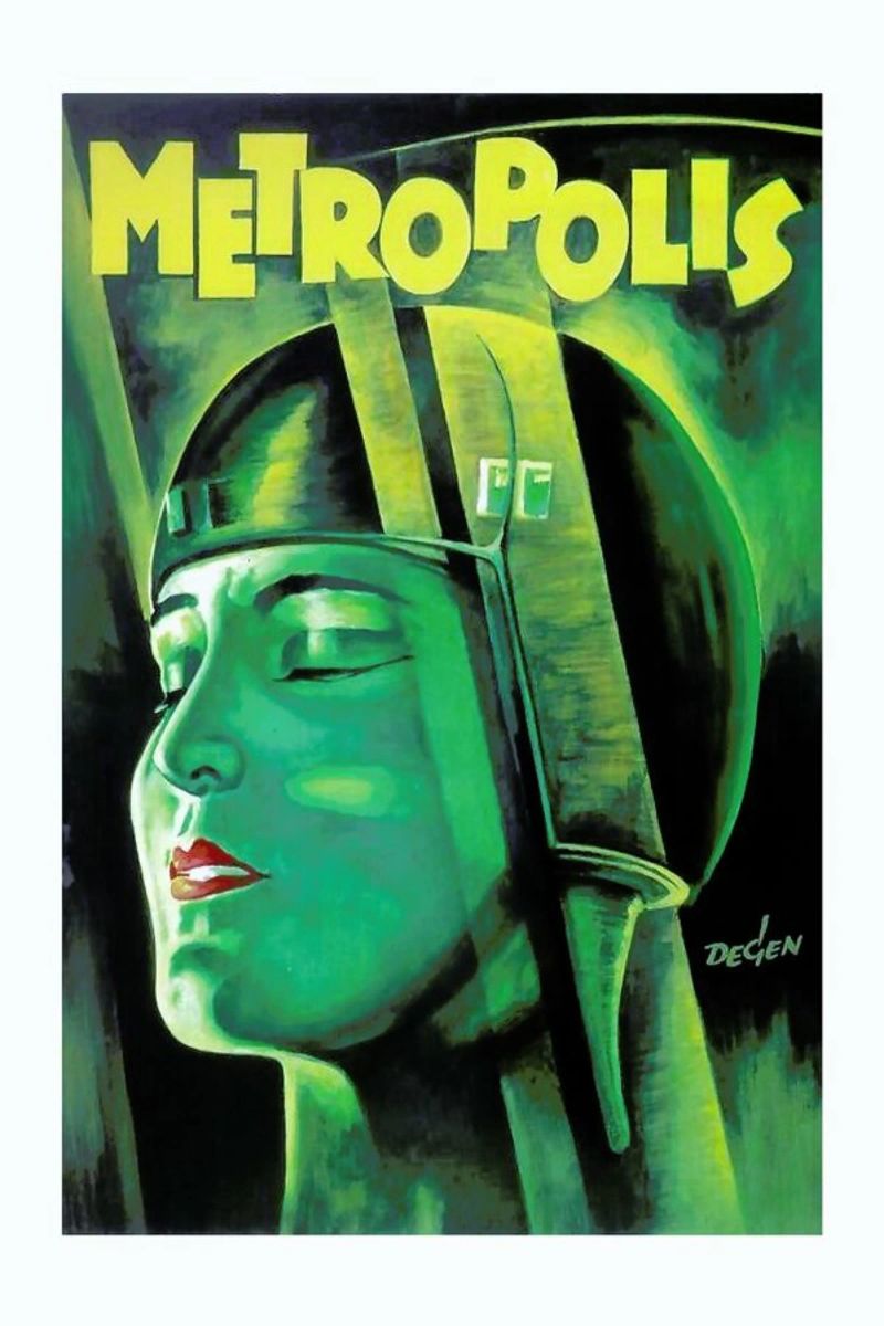 ‘Metropolis’ Retro Movie Poster poster by Gallery Print and Art Limited