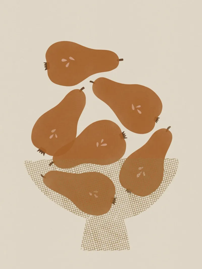 Ciotola di pere alluminio dibond da Alisa Galitsyna