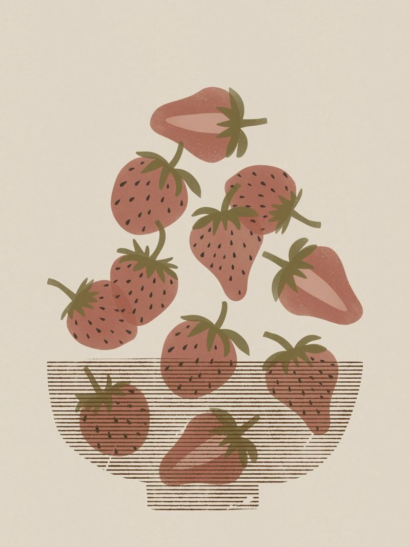Ciotola di fragole poster da Alisa Galitsyna