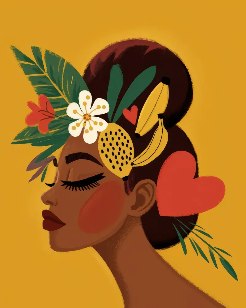 Floral Elegance Queen hahnemühle by Atelier Tiga