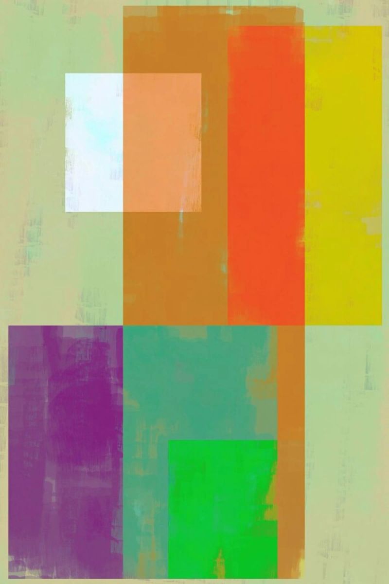 Abtrakt Geometrie Nr.13 Poster von Metron