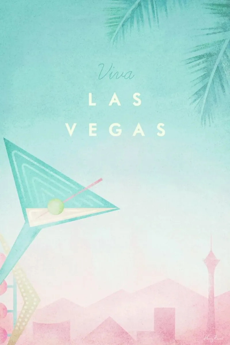 Las Vegas pellicola backlit da Henry Rivers