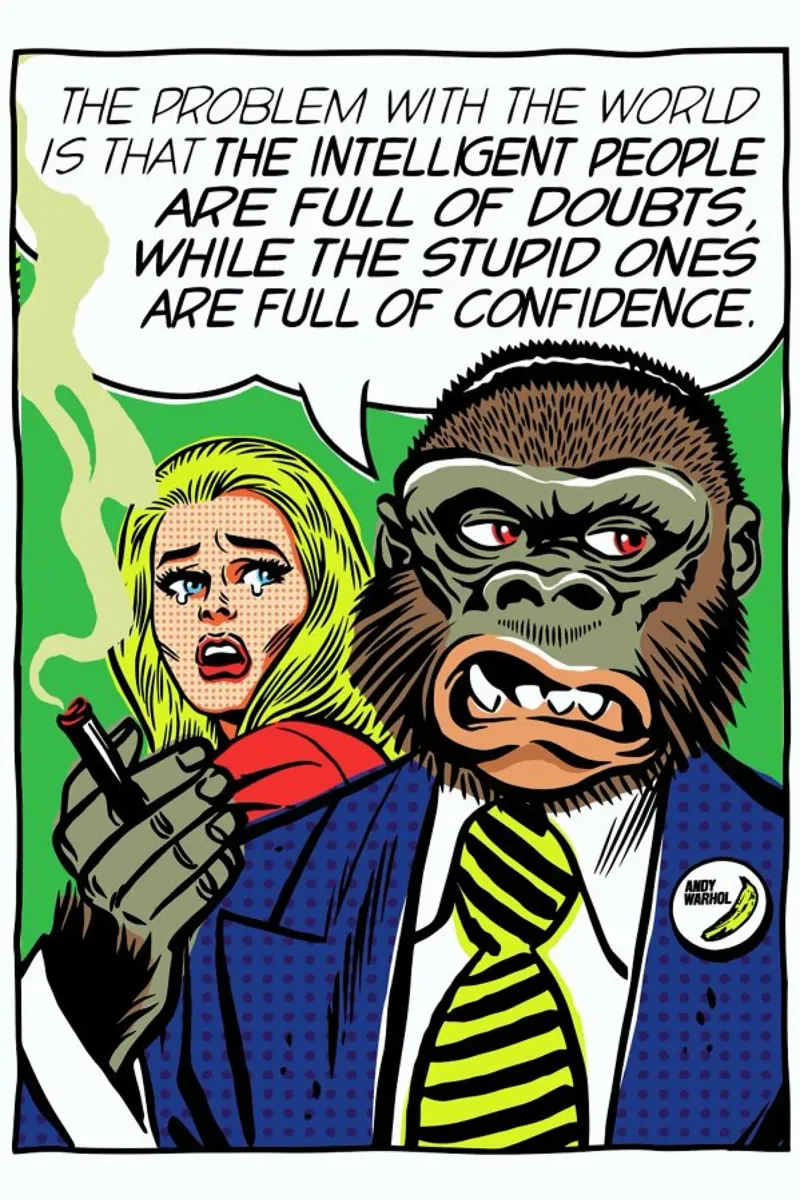 The Problem With The World Acryl-Glas von Butcher Billy