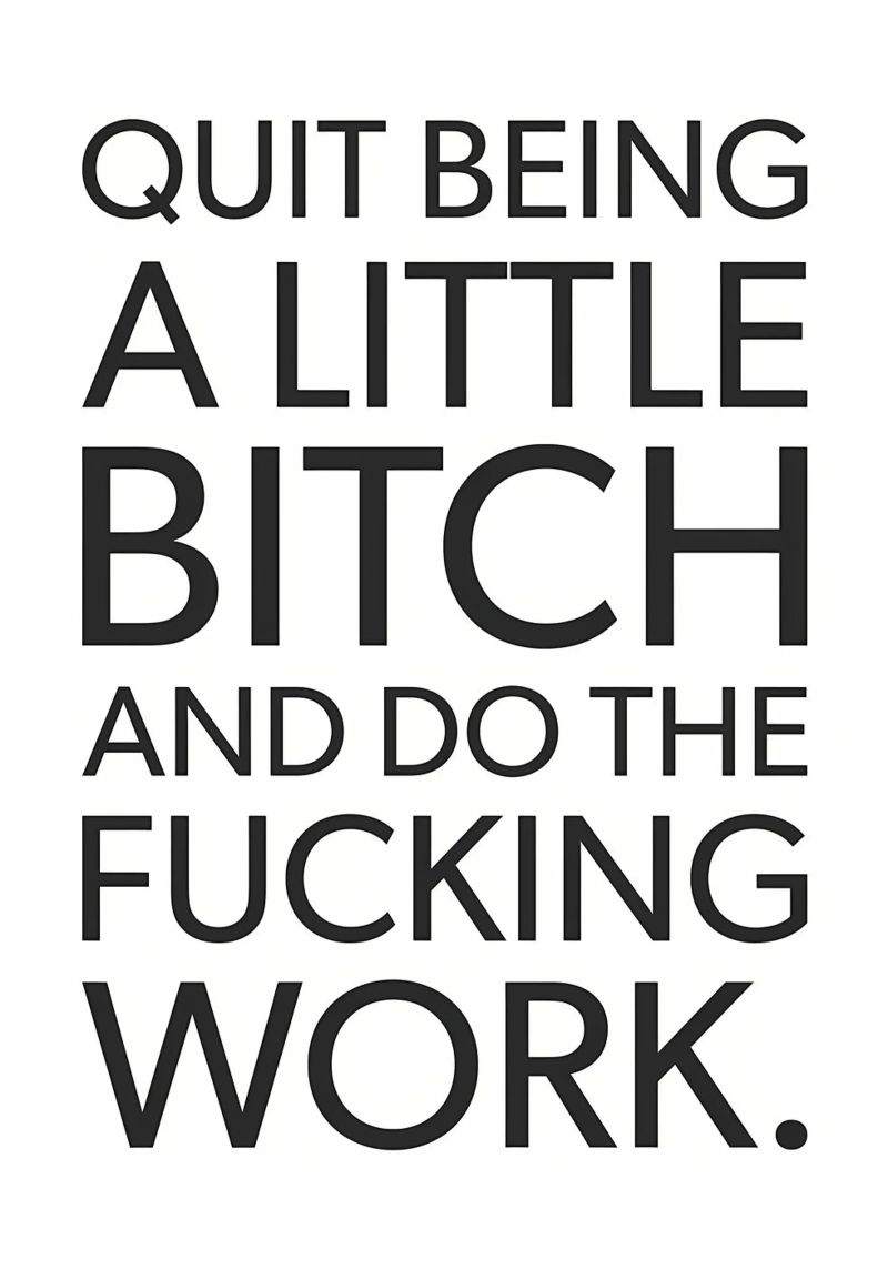 Do The Work poster by Raegen
