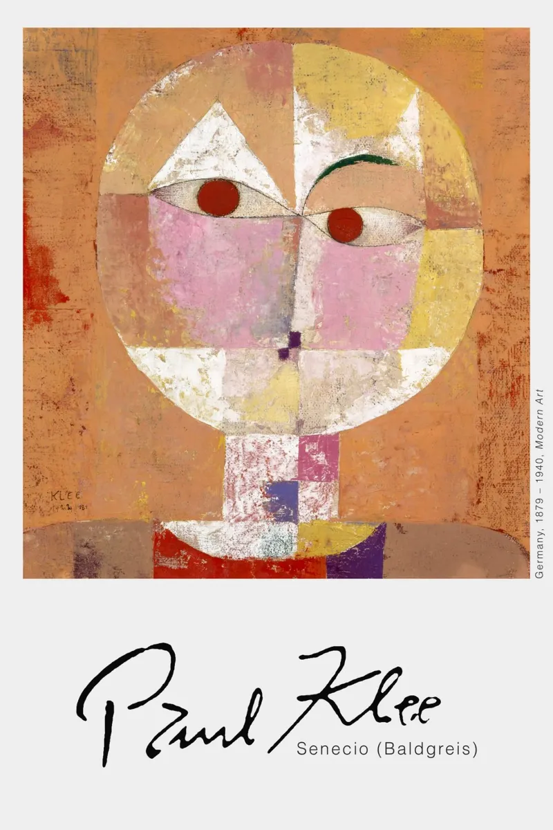 Paul Klee - Senecio Baldgreis poster da Old Masters