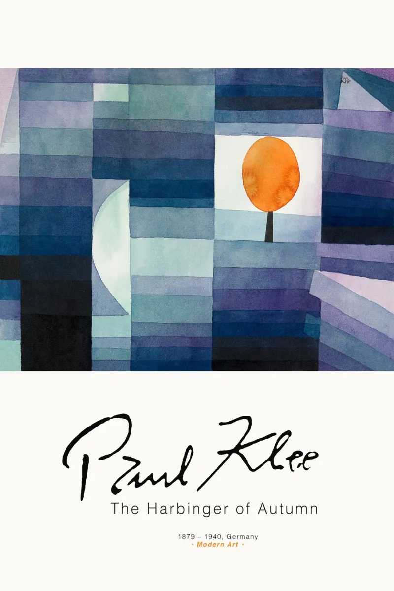Paul Klee - Il messaggero dell'autunno pellicola backlit da Old Masters