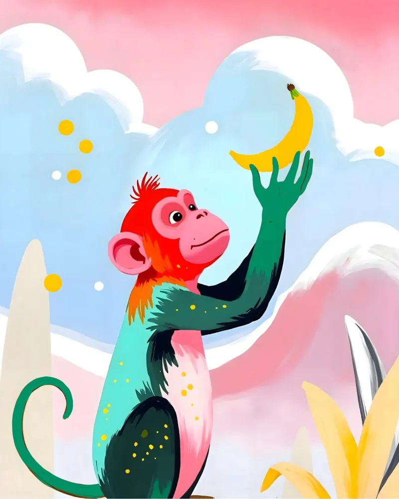 Cosecha lunar: Los antojos celestiales de un mono metacrilato de 83oranges