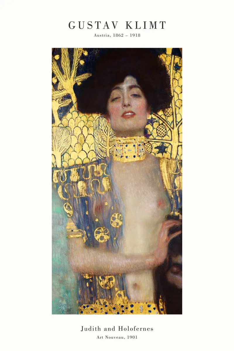 Gustav Klimt - Giuditta e Oloferne pannello forex da Old Masters