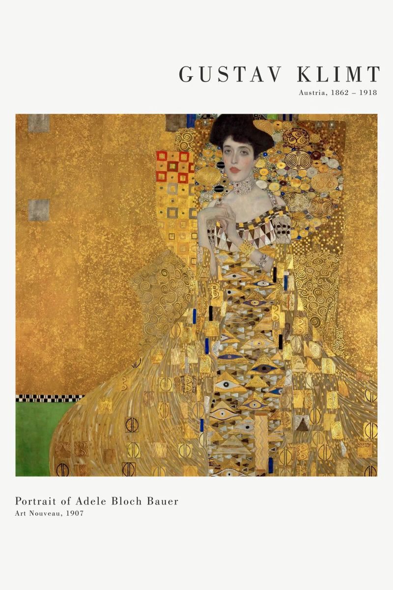 Gustav Klimt - Adele Bloch Bauer Poster von Old Masters