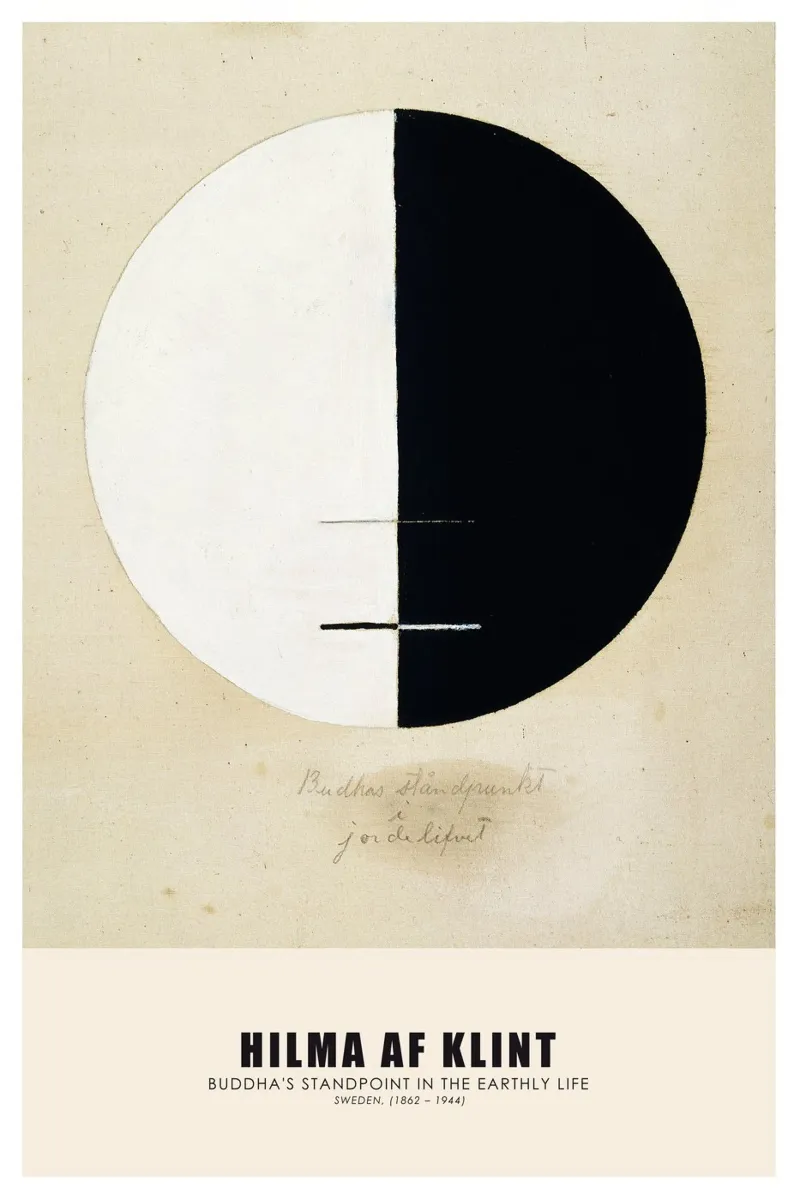 Hilma AF Klint - Buddha alluminio dibond da Old Masters