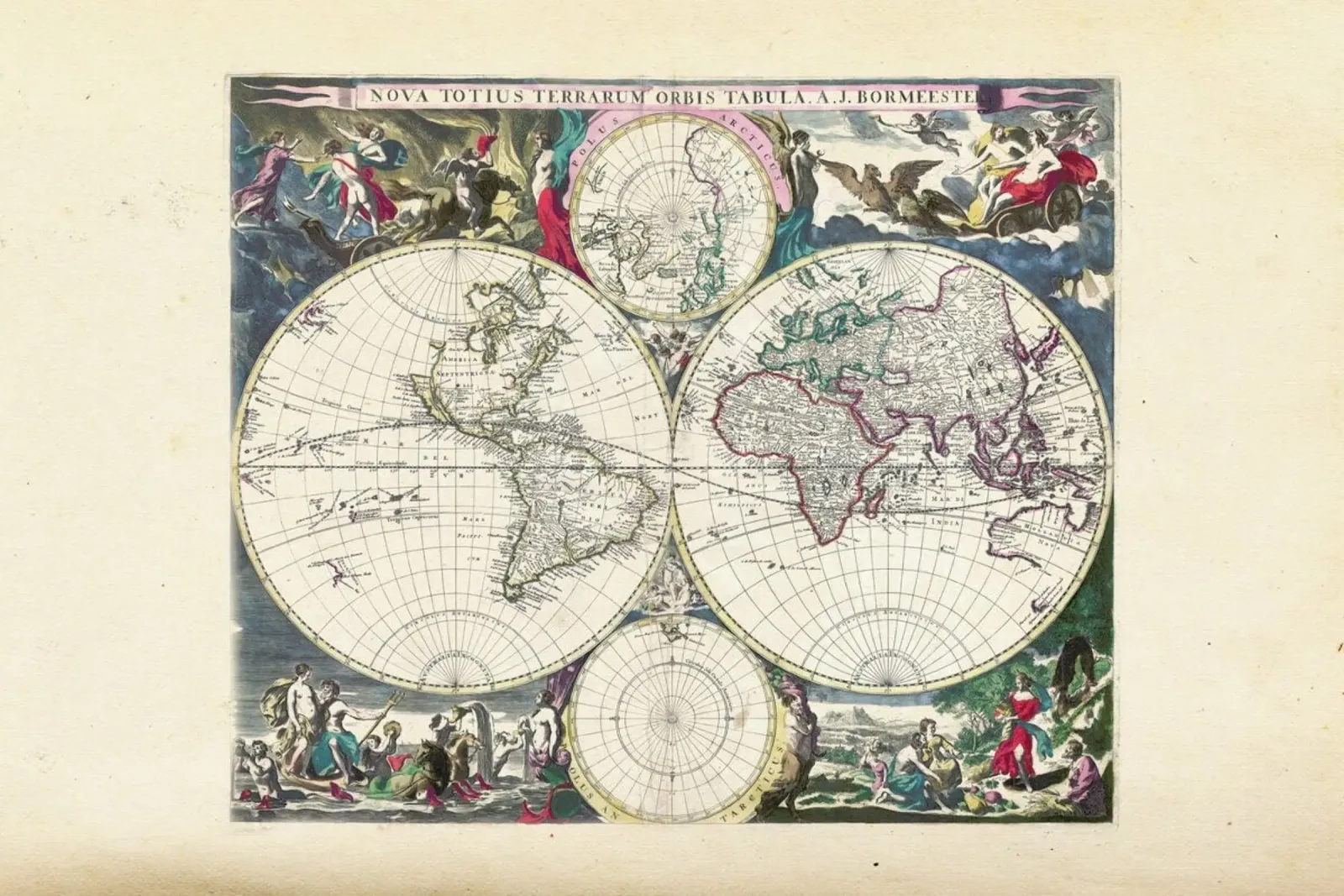 Bormeester Map Of The World pellicola backlit da Artokoloro Quint Lox Ltd