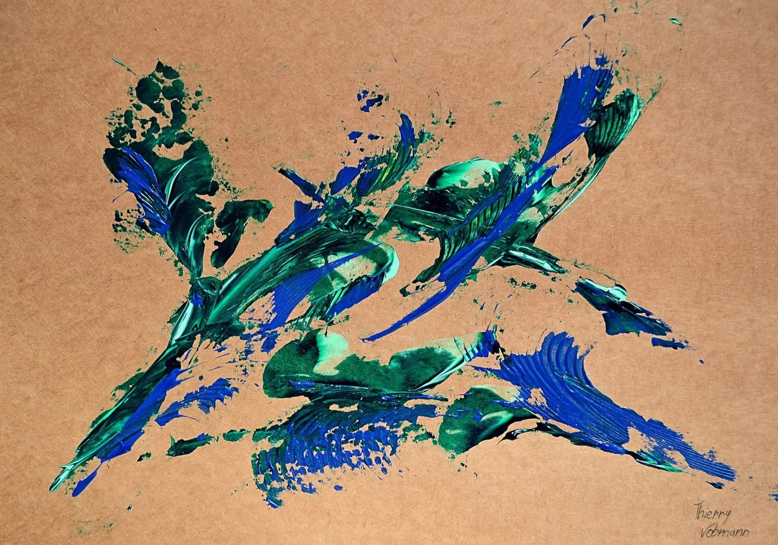 NATURAL STYLE 52 carta hahnemühle da Thierry Vobmann Abstract painting