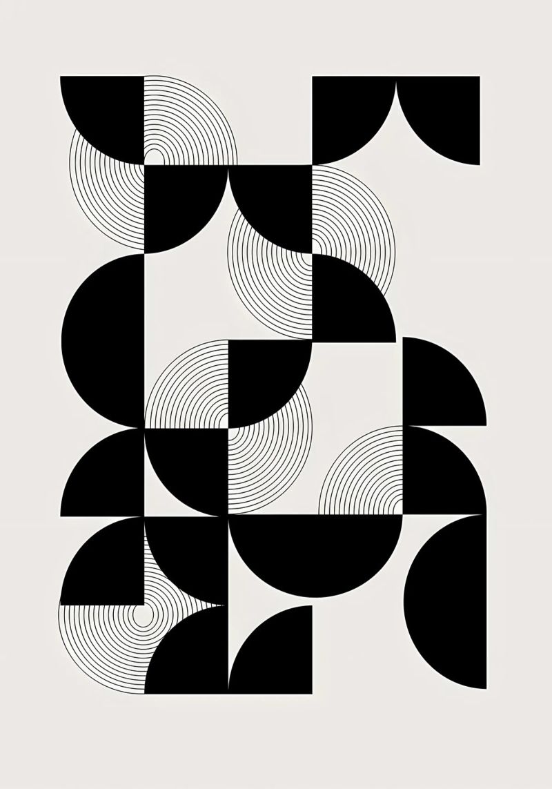 Geometrien Poster von Yeadon