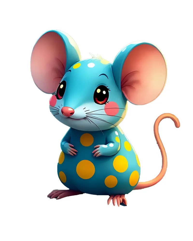 Mouse_3a poster by Tierisch bunt by LK